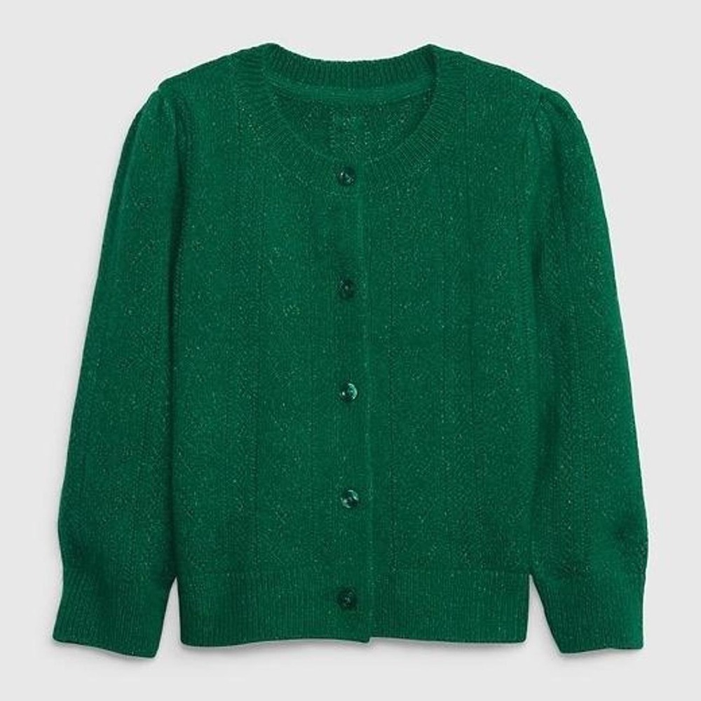 Gap kids girls green cardigan Zise XS-4-5